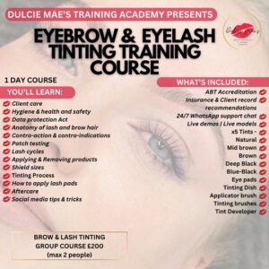 Eyebrow & Eyelash Tinting Training Course
